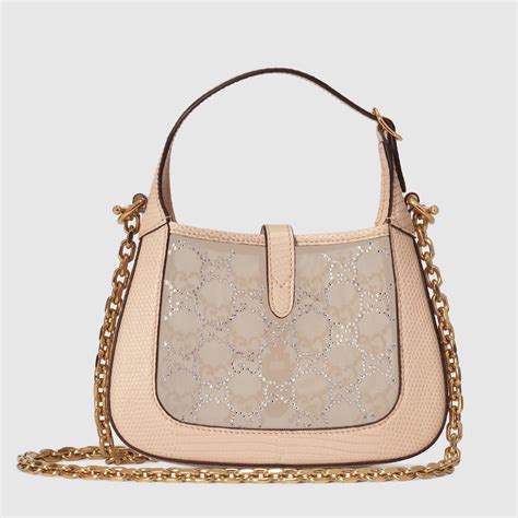 gucci heart bag crystal|gucci jackie crystal bag.